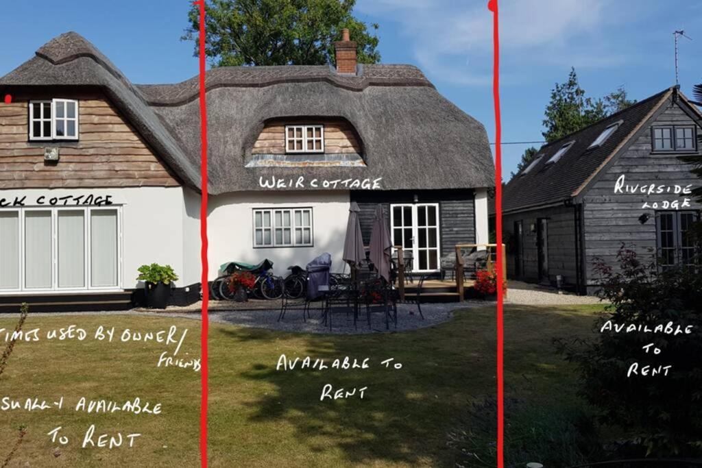Riverside Lodge Pied A Terre Fordingbridge Zewnętrze zdjęcie